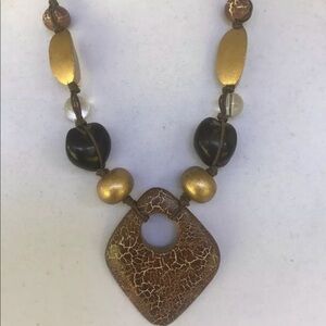 Earth Tones‎ Necklace Fashion Jewelry multi Beads